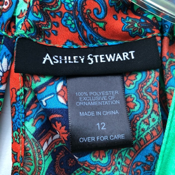 Ashley Stewart Boho Printed Embellished Tank 12 - Picture 6 of 7